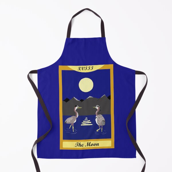 Item preview, The Moon Tarot Card With Herons designed and sold by TiffinByLK.