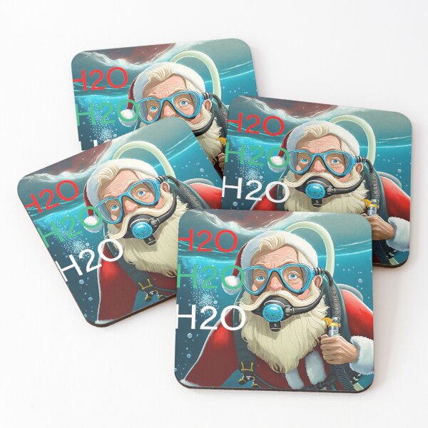 Item preview, Christmas Scuba Santa designed and sold by barnabys.