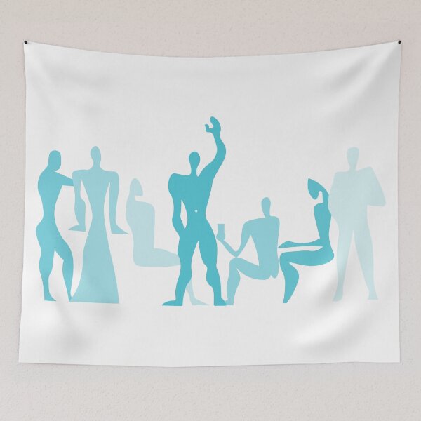 Item preview, Le Corbusier Retro Blue gathering - Architecture designed and sold by SLGA-Designs.
