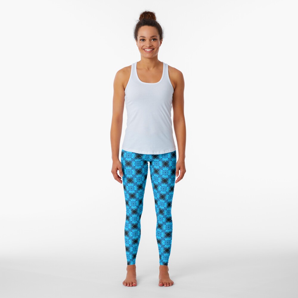 Midnight Lights Festival Pattern Leggings