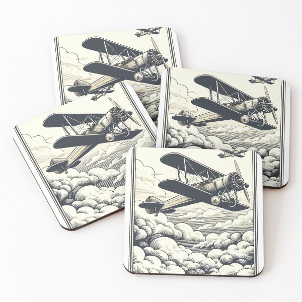 Item preview, Vintage airplane poster designed and sold by LongIslandDesgn.