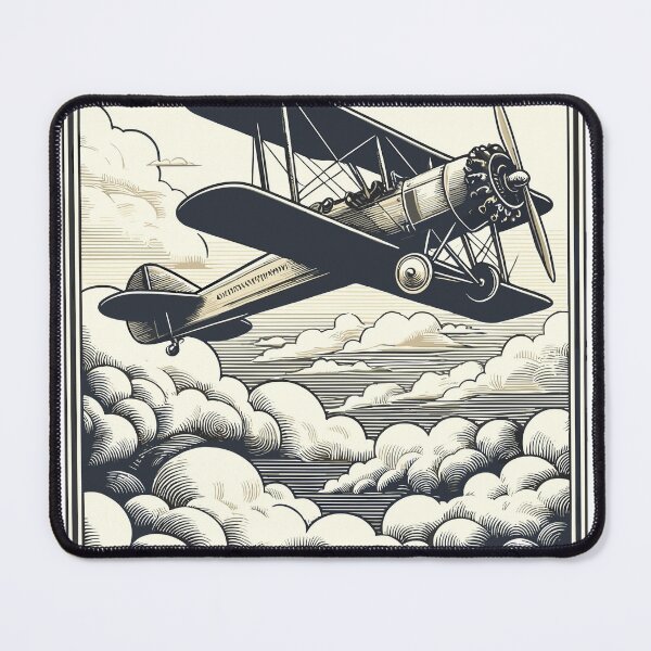 Item preview, Vintage airplane poster designed and sold by LongIslandDesgn.