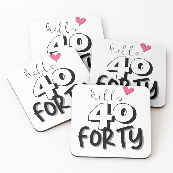 Item preview, Hello 40 Forty Women Birthday Party Squad Friends Family designed and sold by BunBuntheDog-.