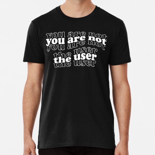Item preview, You Are Not The User - UX Designer designed and sold by Kdramasaddict.