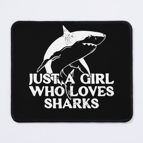 Item preview, Just a Girl Who Loves Sharks Cute Shark Lover Girls Themed designed and sold by ambaart.
