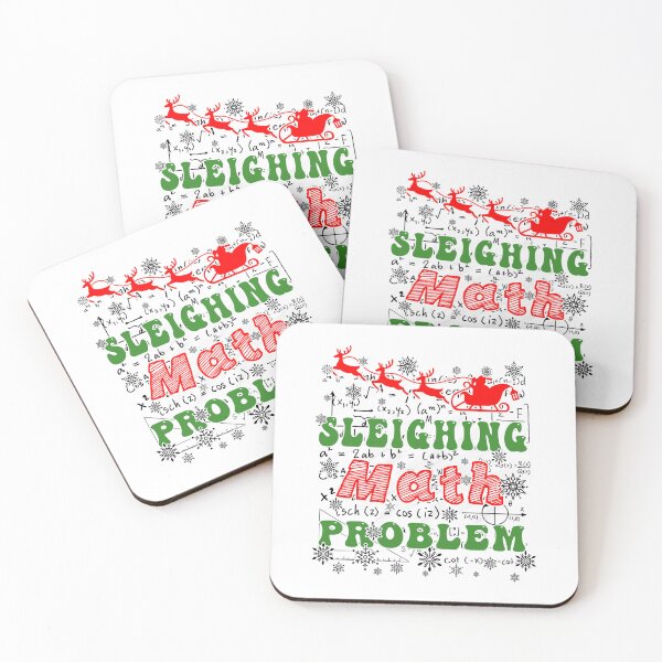 Item preview, Funny Sleighing Math Problem, Math Teacher Christmas 2024, Xmas Teachers designed and sold by ArtByKatti.