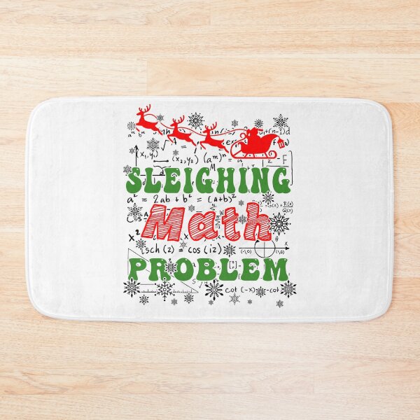 Item preview, Funny Sleighing Math Problem, Math Teacher Christmas 2024, Xmas Teachers designed and sold by ArtByKatti.