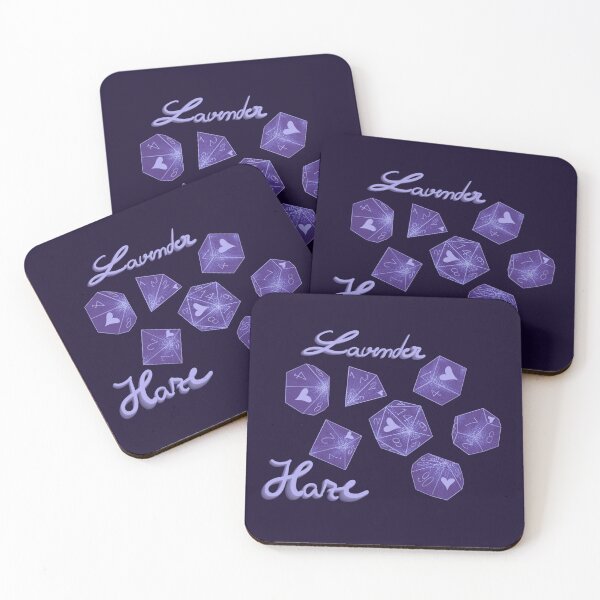 Item preview, Lavender Haze Dice Set designed and sold by Just-2-Raccoons.