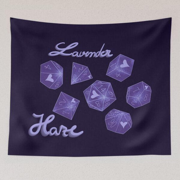 Item preview, Lavender Haze Dice Set designed and sold by Just-2-Raccoons.