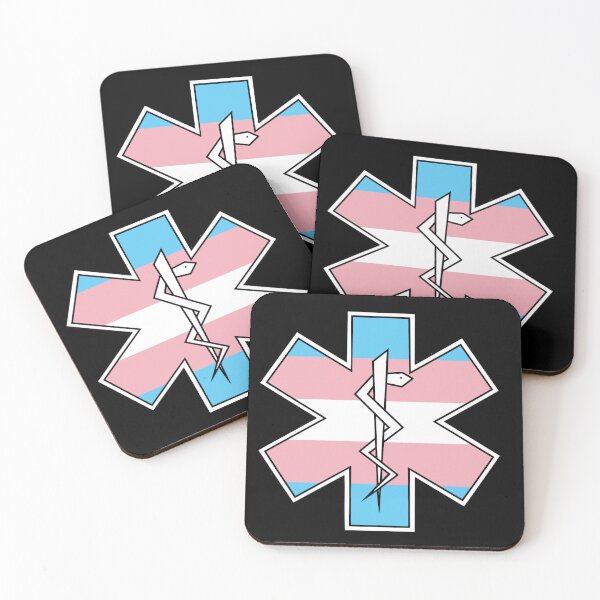 Item preview, LGBTQ+ Transgender Medical Star of Life designed and sold by Mothrrr.