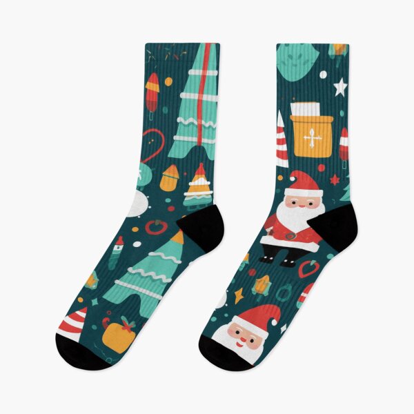 Item preview, Festive Christmas Theme Santa's Workshop Pattern - Cheerful Holiday Vibes - Versatile Holiday Print designed and sold by SRdigitaz.