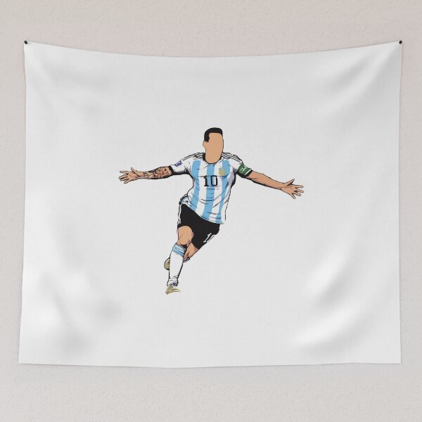 Item preview, Messi Worldcup 2022 Illustration designed and sold by kinxa Axeem.