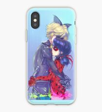 ladybug cat hug iPhone Case