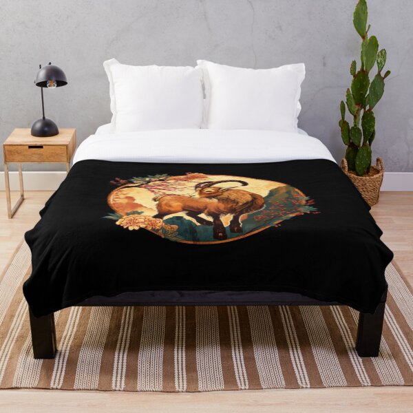 Item preview, Vintage Goat --black Background designed and sold by CosmicNook1.