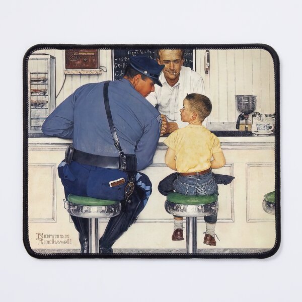 Item preview, norman rockwell art style, norman rockwell paintings, norman rockwell artwork designed and sold by marti-oryo.