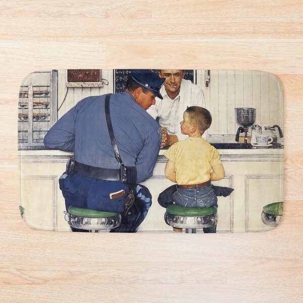 Item preview, norman rockwell art style, norman rockwell paintings, norman rockwell artwork designed and sold by marti-oryo.