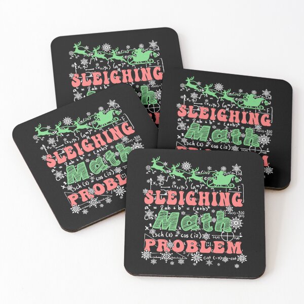 Item preview, Funny Sleighing Math Problem, Math Teacher Christmas 2024, Xmas Teachers designed and sold by ArtByKatti.