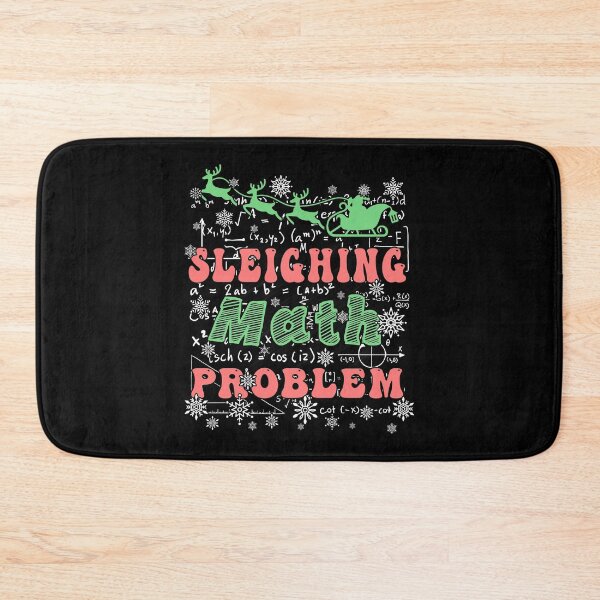 Item preview, Funny Sleighing Math Problem, Math Teacher Christmas 2024, Xmas Teachers designed and sold by ArtByKatti.