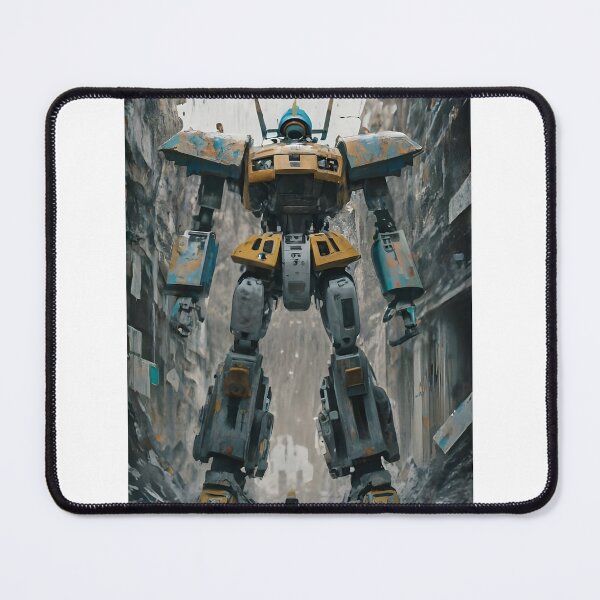 Item preview, Woman standing with Robot Mechine designed and sold by MalakShams.