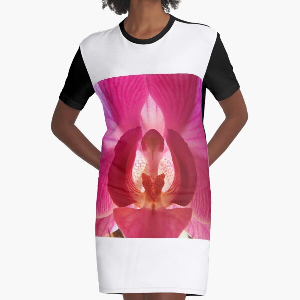 Orchid #1 Graphic T-Shirt Dress