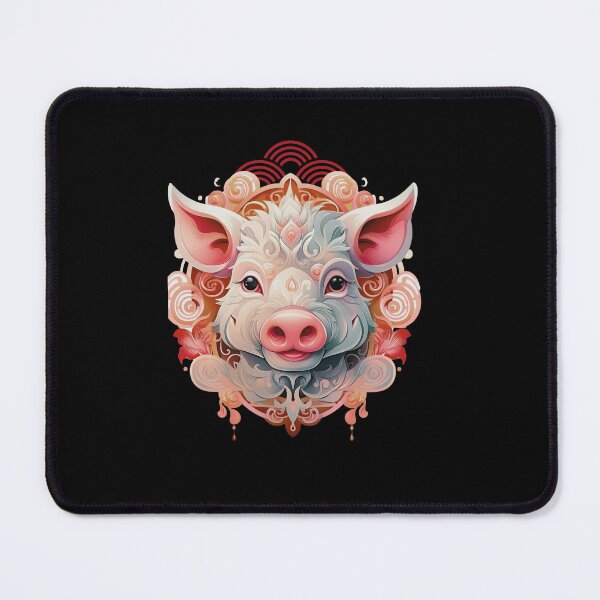 Item preview, Vintage Pig --black Background designed and sold by CosmicNook1.