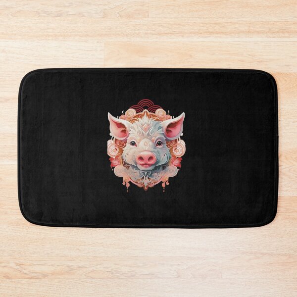 Item preview,  Vintage Pig --black Background designed and sold by CosmicNook1.