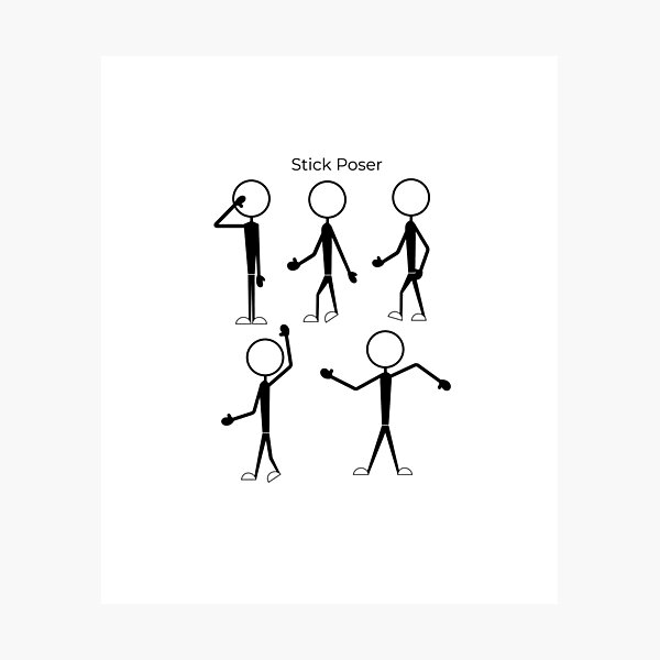 Stick Figure Meme Photographic Prints for Sale