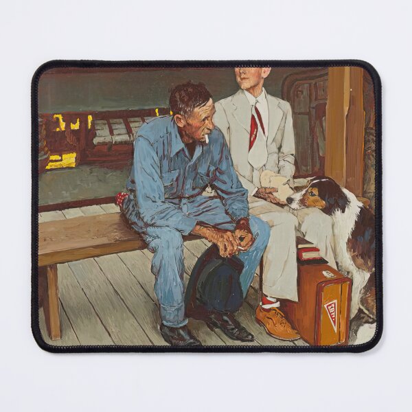 Item preview, norman rockwell art style, norman rockwell paintings, norman rockwell artwork designed and sold by marti-oryo.