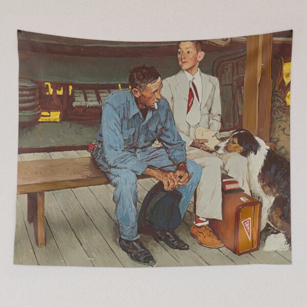 Item preview, norman rockwell art style, norman rockwell paintings, norman rockwell artwork designed and sold by marti-oryo.
