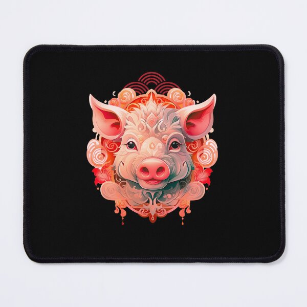 Item preview, Vintage Pig --black Background designed and sold by CosmicNook1.