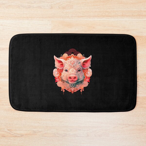Item preview,  Vintage Pig --black Background designed and sold by CosmicNook1.