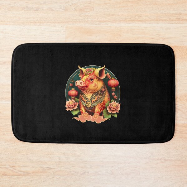 Item preview, Vintage Pig --black Background designed and sold by CosmicNook1.