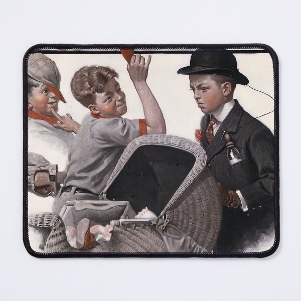 Item preview, norman rockwell art style, norman rockwell paintings, norman rockwell artwork designed and sold by marti-oryo.