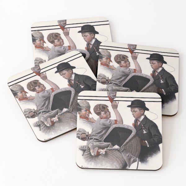 Item preview, norman rockwell art style, norman rockwell paintings, norman rockwell artwork designed and sold by marti-oryo.