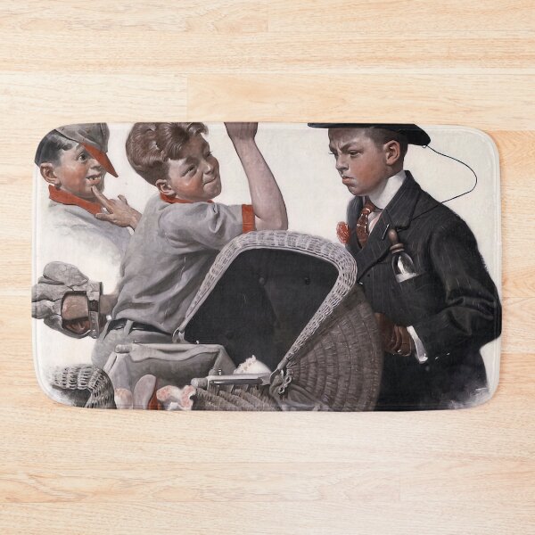 Item preview, norman rockwell art style, norman rockwell paintings, norman rockwell artwork designed and sold by marti-oryo.