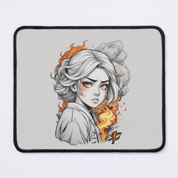 Item preview, Angry girl on fire x.20 designed and sold by Moeruonnanoko.