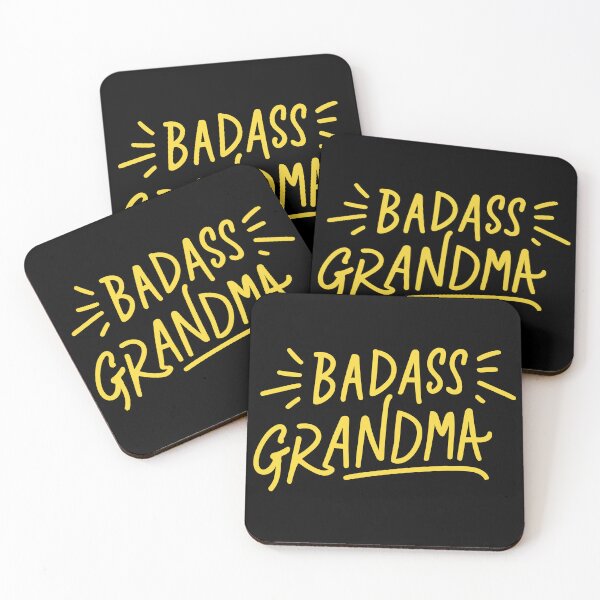 Item preview, Badass Grandma Delight: Unleash Your Fierceness in Yellow designed and sold by EmeraldeaArt.