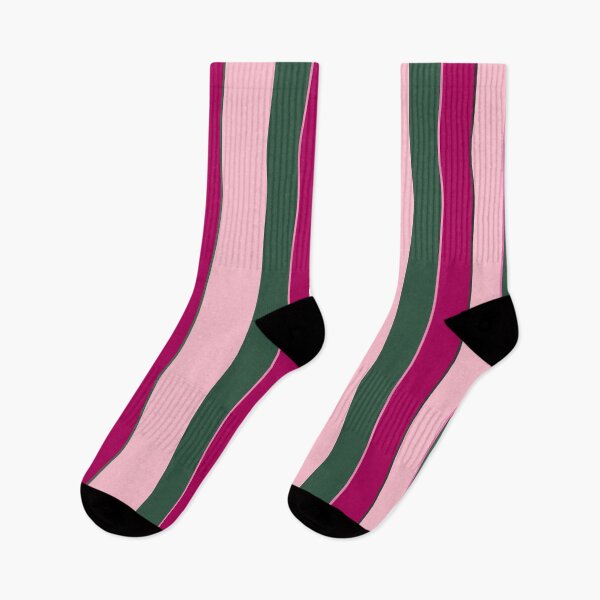 Item preview, Pink and Green Stripes Pattern designed and sold by OneThreeSix.
