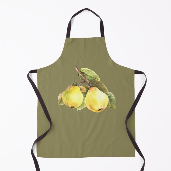 Item preview, Watercolor hand drawn branch of quince fruits with leaves. Сlipart sticker designed and sold by BartolArt.
