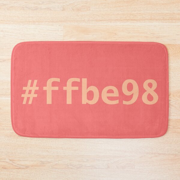 Item preview, Peach Fuzz Hex Code FFBE98 Typography  designed and sold by ellenhenry.