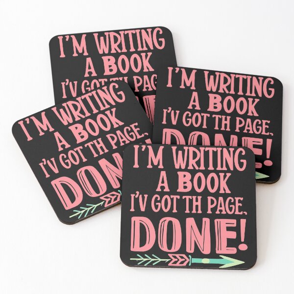Item preview, Literary quotes," I'm writing a book. I've got the page numbers done" Funny qoutes designed and sold by JustCrafted.