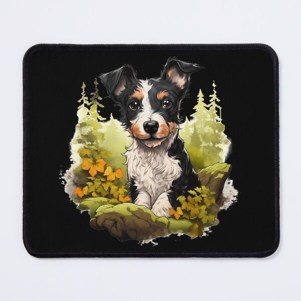 Item preview, Rough haired wire fox terrier dog breed puppy designed and sold by NBSStore.
