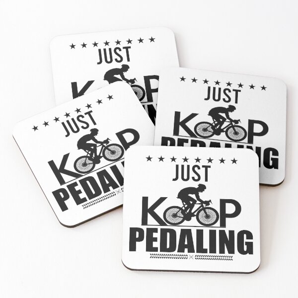 Item preview, just keep pedaling designed and sold by TshirtTalkYou.