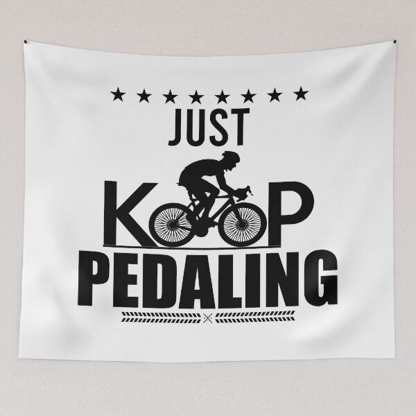 Item preview, just keep pedaling designed and sold by TshirtTalkYou.