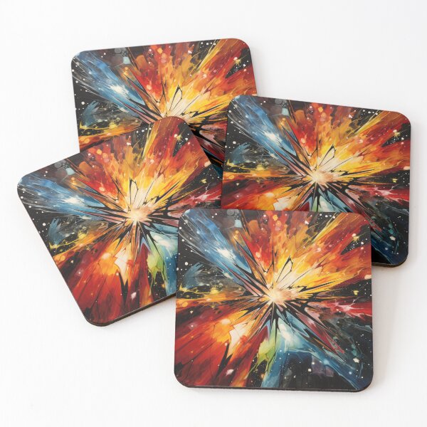 Item preview, Explore "Simplistic & Minimalistic Star Collision Art" designed and sold by ArtificialGenes.