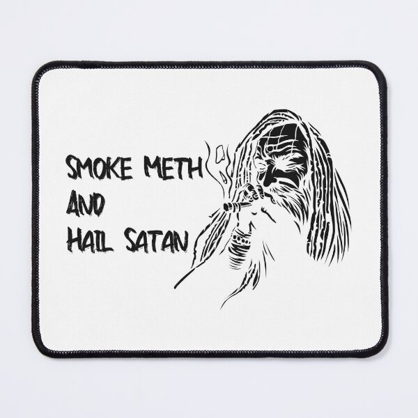 Item preview, Smoke Meth & Hail Satan designed and sold by VibeOasis.