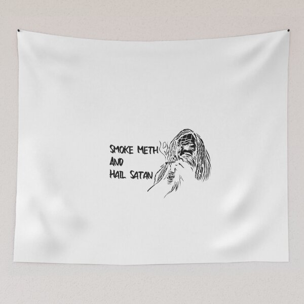 Item preview, Smoke Meth & Hail Satan designed and sold by VibeOasis.