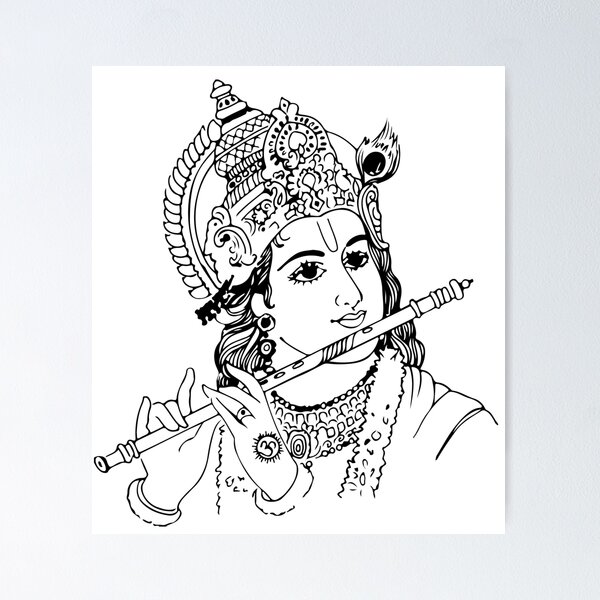 Very simple Sketch of Lord krishna — Steemit