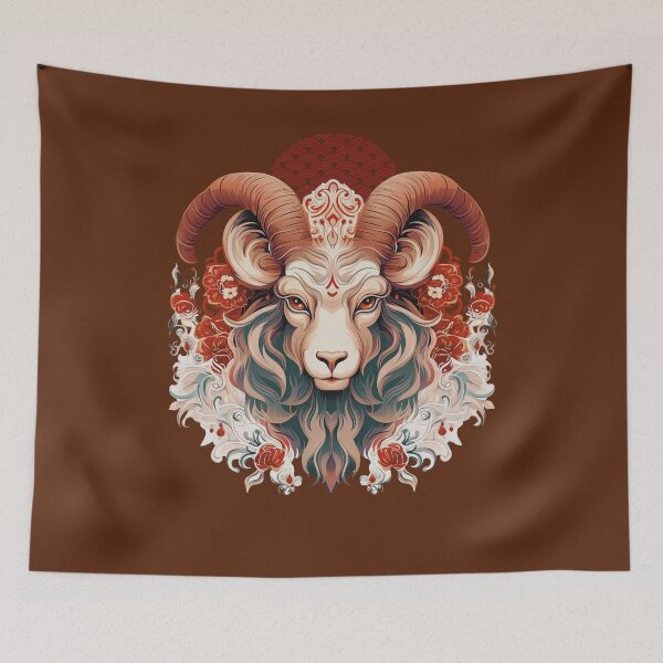 Item preview,  Vintage Goat  --brown Background designed and sold by CosmicNook1.