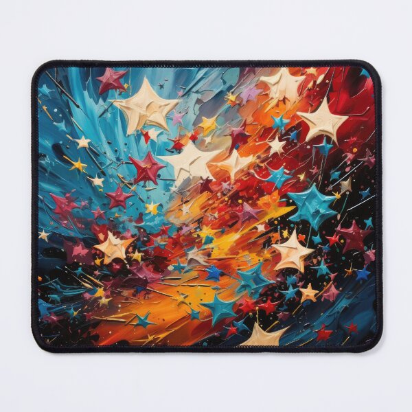 Item preview, Explore "Simplistic & Minimalistic Star Collision Art" designed and sold by ArtificialGenes.